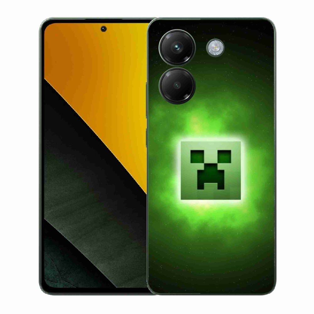 Gél borítás mmCase a Xiaomi Poco M7 Pro 5G számára - minecraft