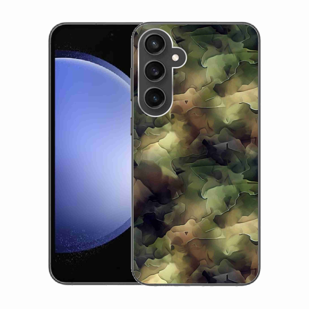 Zselés borítás mmCase Samsung Galaxy S23 FE készülékhez - terepszínű minta 10