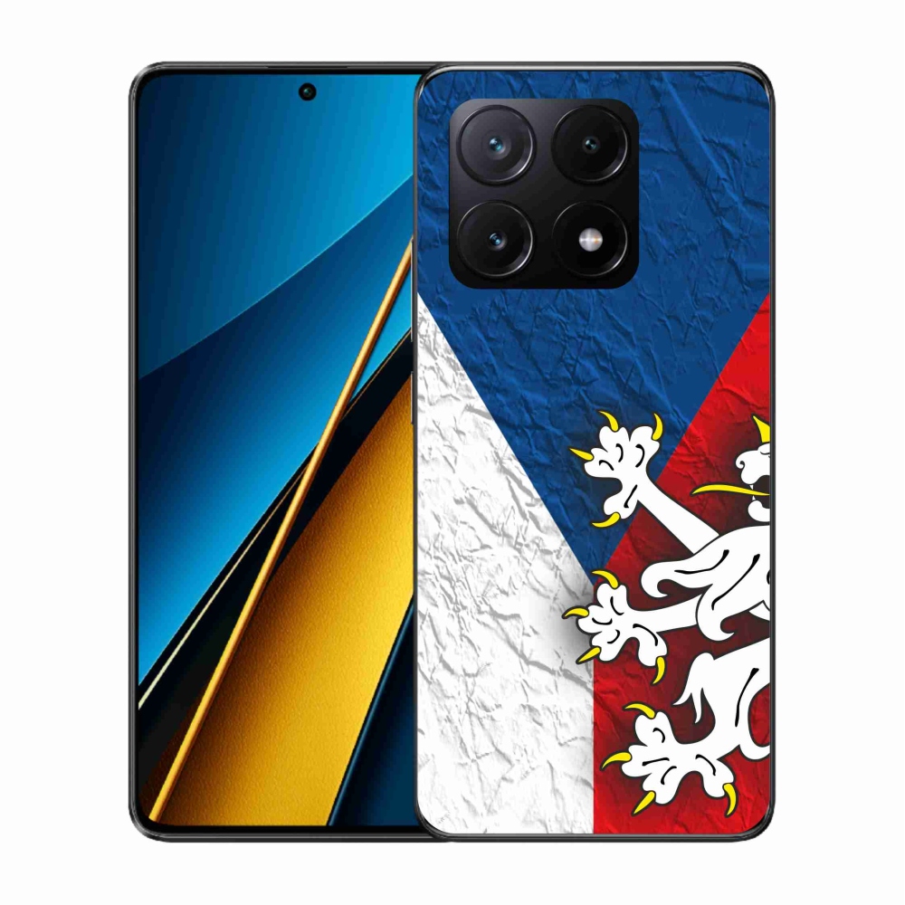 Gél borítás mmCase a Xiaomi Poco X6 Pro 5G számára - cseh zászló 1