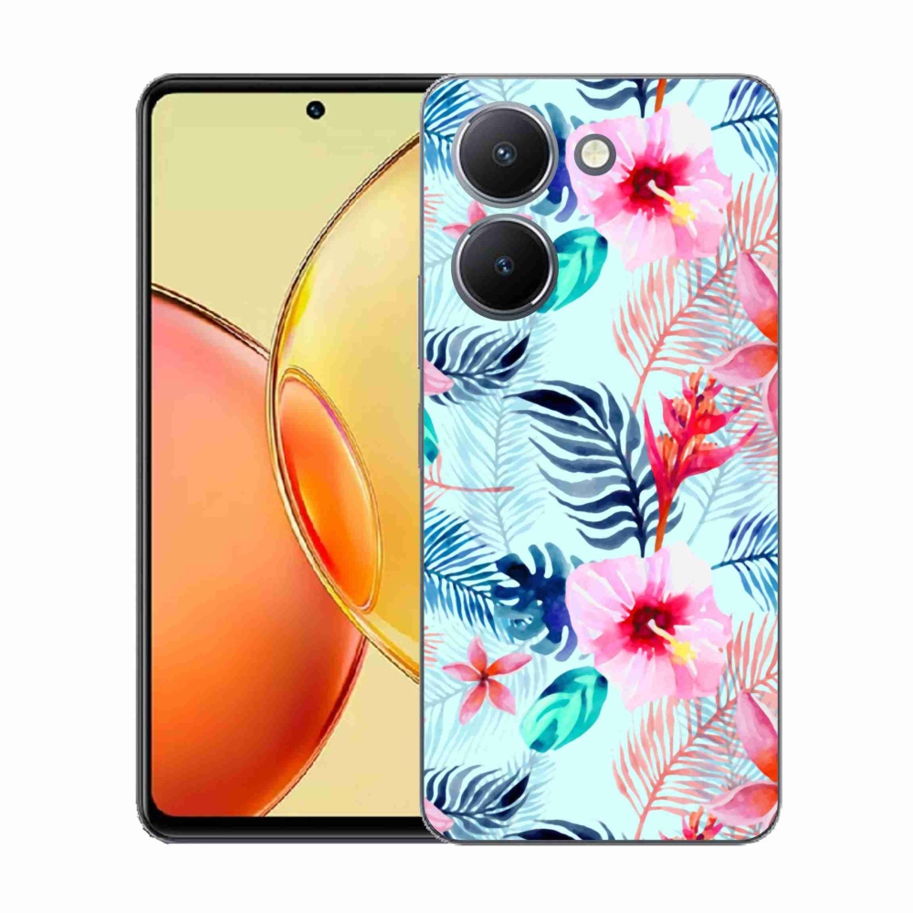 Zselés borítás mmCase a Vivo Y36-hoz - virágok