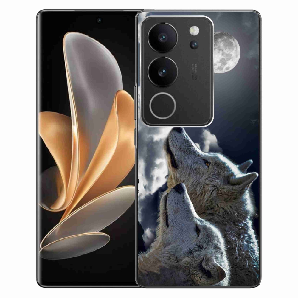 Gél borítás mmCase a Vivo V29 5G készülékhez - farkasok