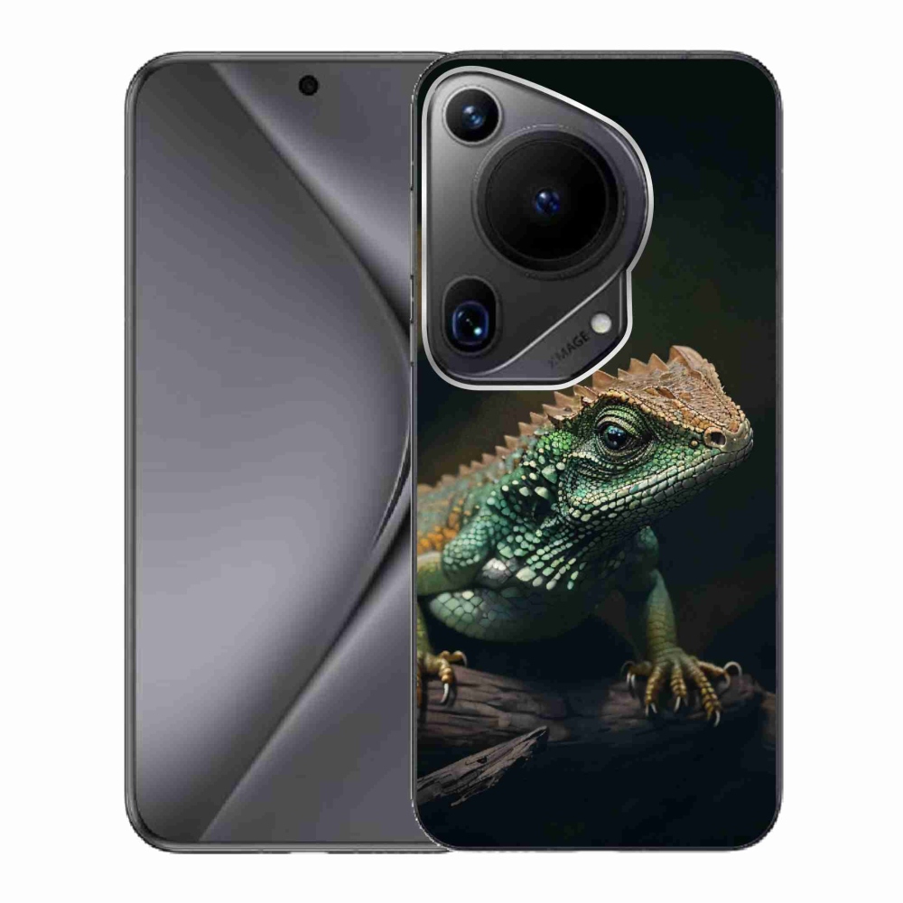 Gél borítás mmCase a Huawei Pura 70 Ultra készülékhez - gyík