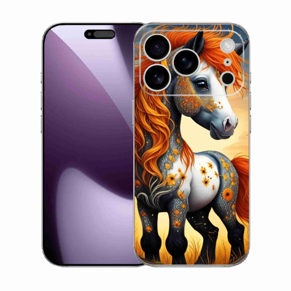 Zselés borítás mmCase iPhone 17 Pro készülékhez - színes póni