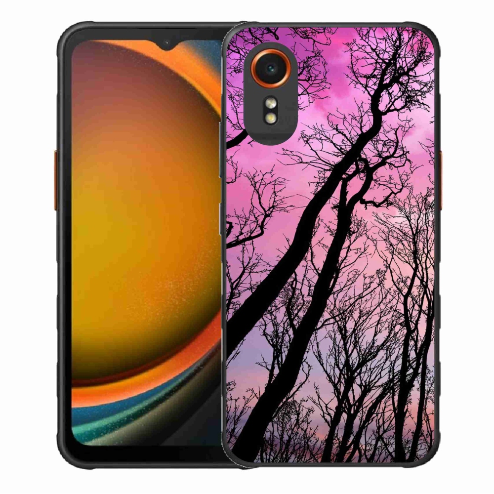 Gél tok mmCase a Samsung Galaxy Xcover 7 készülékhez - kidőlt fák
