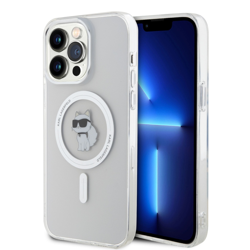 Karl Lagerfeld IML Choupette MagSafe MagSafe hátlap iPhone 15 Pro Max készülékhez átlátszó