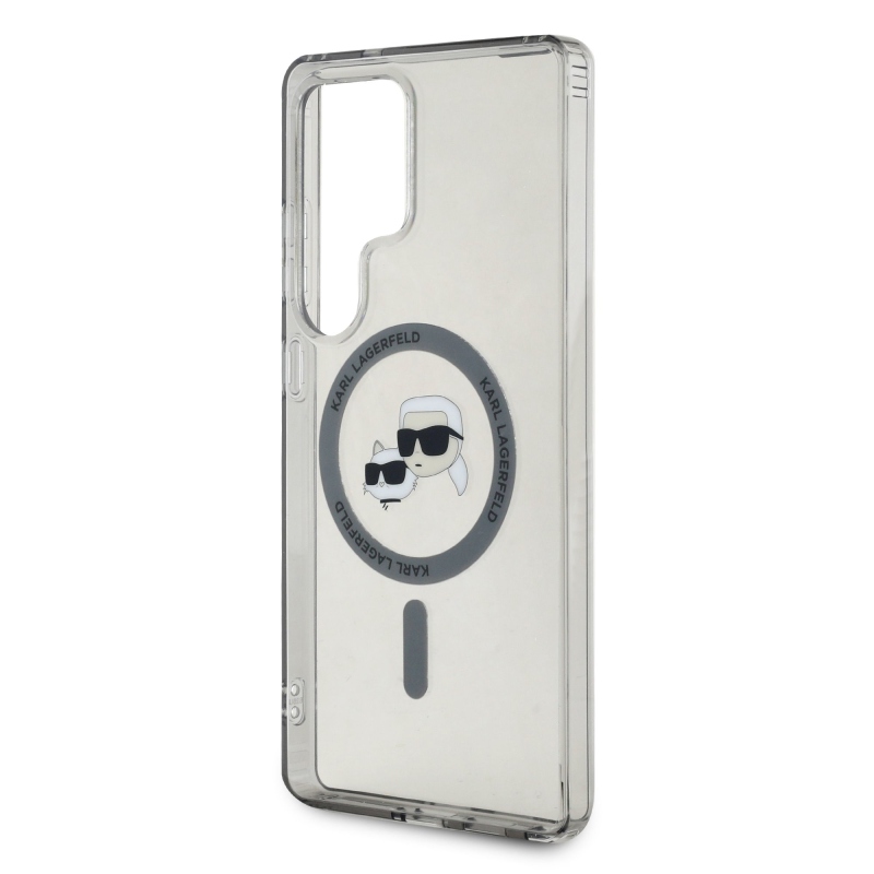 Karl Lagerfeld IML K&CH Heads MagSafe hátlap Samsung Galaxy S25 Ultra fekete