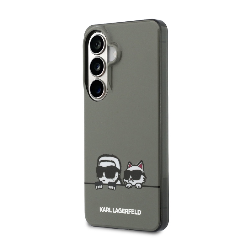 Karl Lagerfeld IML IML K&CH Peekaboo Logo mágneses hátlap Samsung Galaxy S26-hoz Fekete