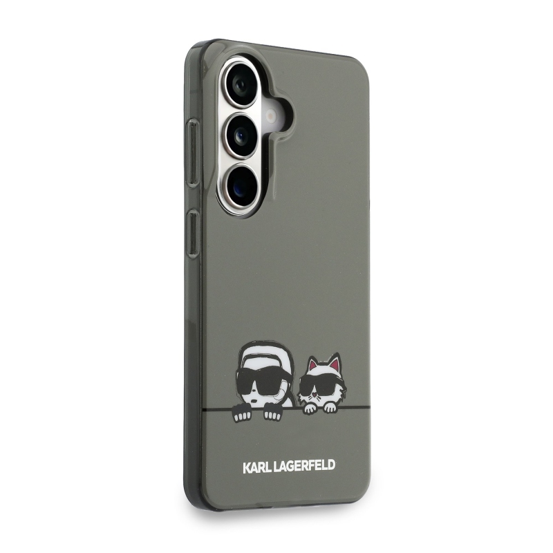 Karl Lagerfeld IML IML K&CH Peekaboo Logo mágneses hátlap Samsung Galaxy S26-hoz Fekete