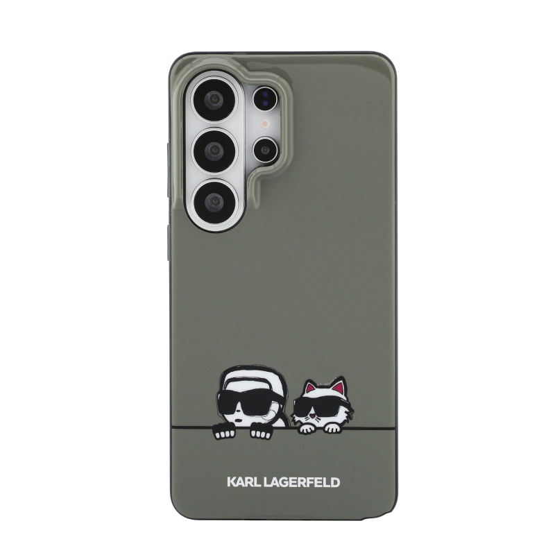 Karl Lagerfeld IML IML K&CH Peekaboo Logo mágneses hátlap Samsung Galaxy S26 Ultra fekete