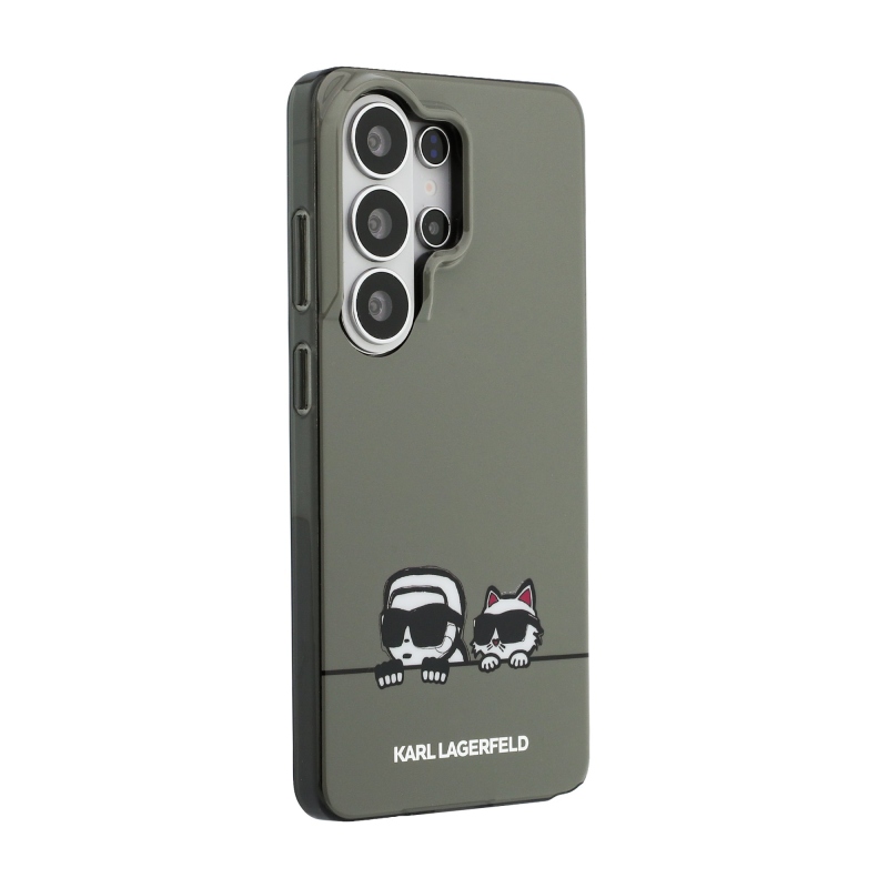 Karl Lagerfeld IML IML K&CH Peekaboo Logo mágneses hátlap Samsung Galaxy S26 Ultra fekete