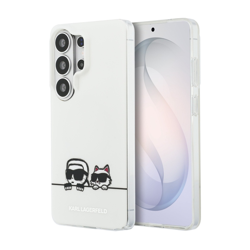 Karl Lagerfeld IML IML K&CH Peekaboo Logo mágneses hátlap Samsung Galaxy S26 Ultra White számára
