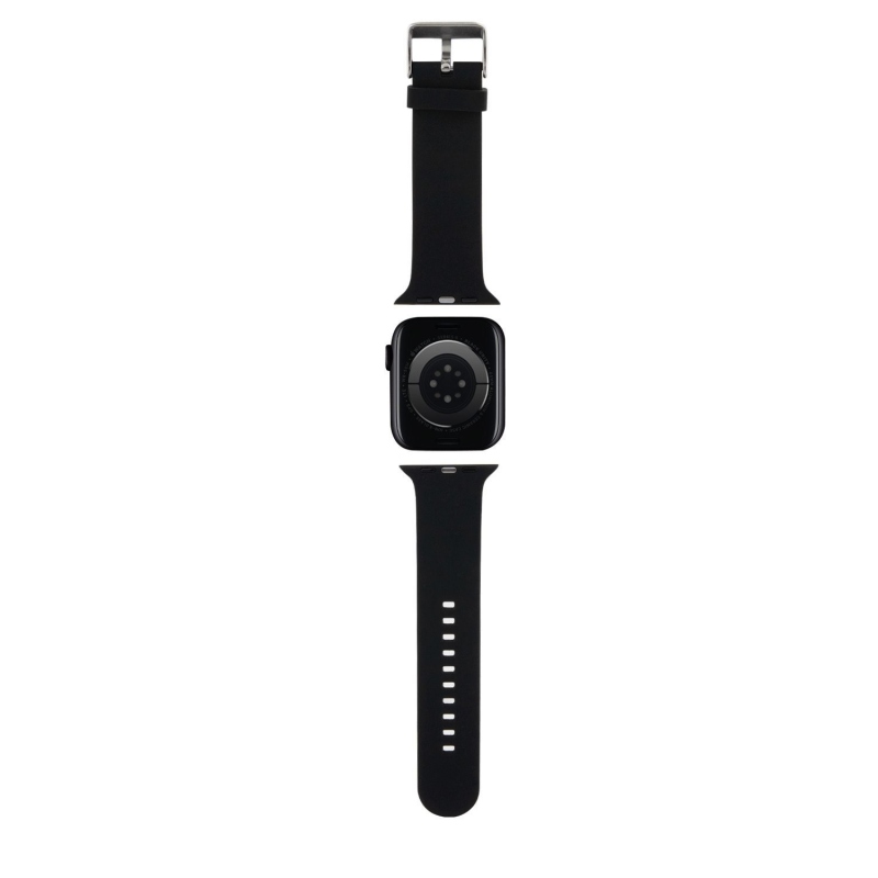 Karl Lagerfeld Karl és Choupette Head NFT szíj Apple Watch-hoz 38/40/41 fekete