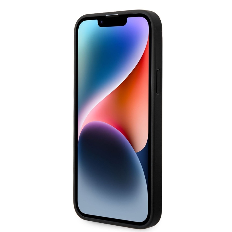 Karl Lagerfeld PU hátlap iPhone 14 Plus készülékhez fekete