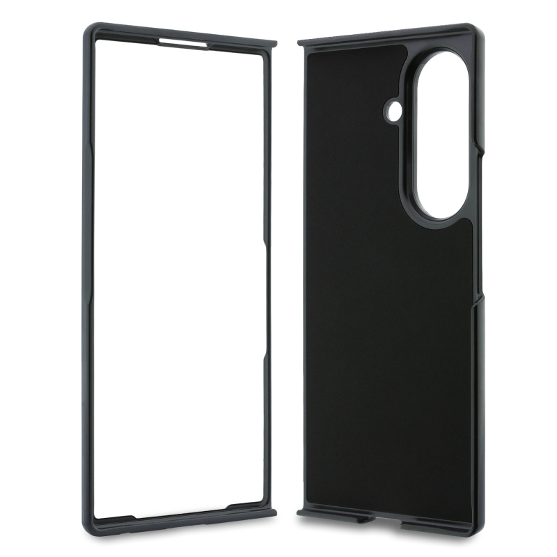 Karl Lagerfeld PU Saffiano Karl és Choupette hátsó tok a Samsung Galaxy Z Fold 8-hoz, Ultra Black