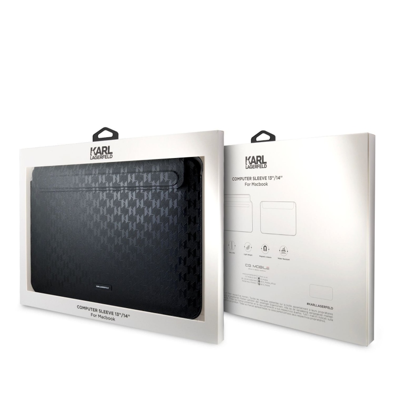 Karl Lagerfeld Saffiano monogramos számítógéphüvely 13/14
