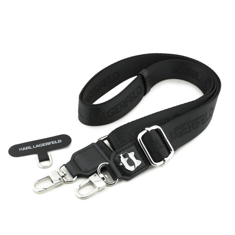 Karl Lagerfeld univerzális keresztpántos Choupette Patch fekete