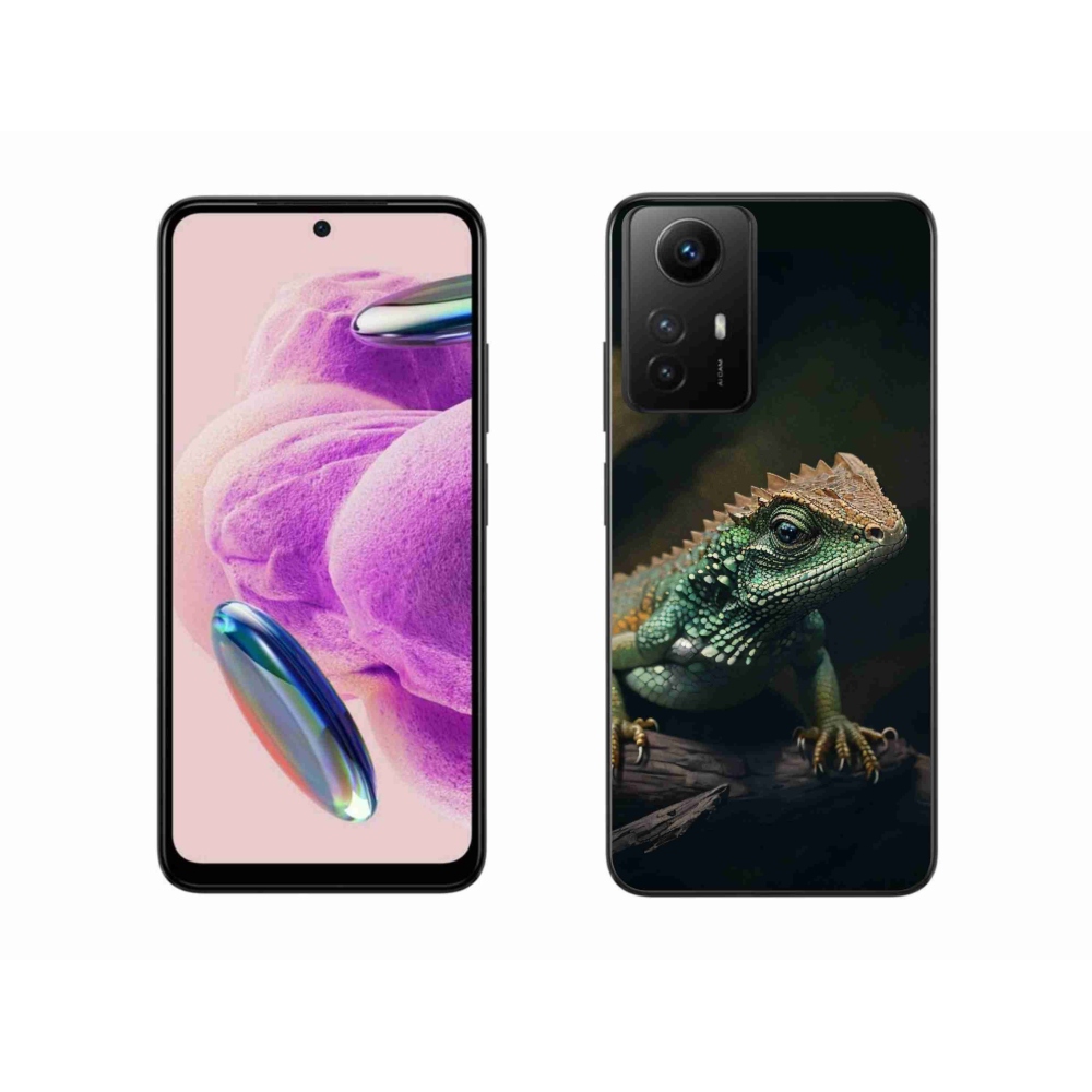 Gél borító mmCase a Xiaomi Redmi Note 12S-hez - gyík