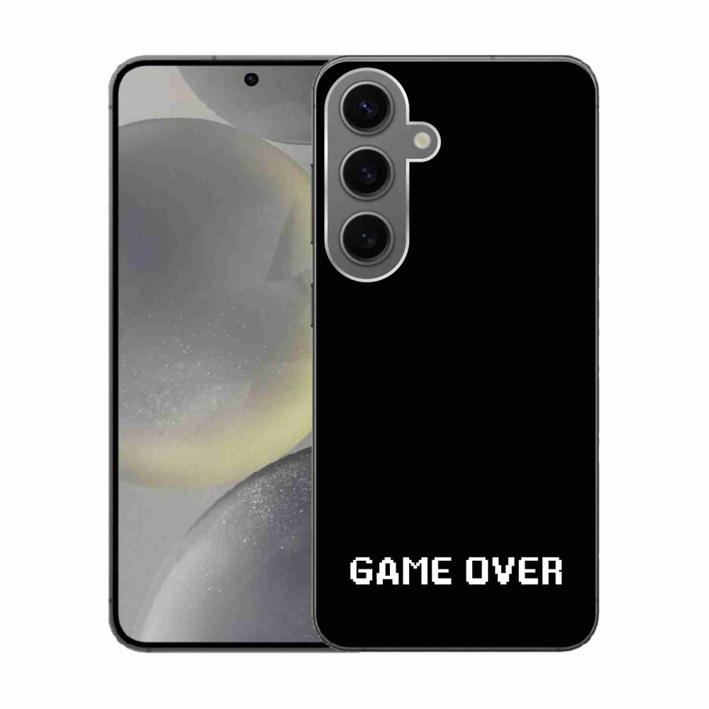 Gél borítás mmCase Samsung Galaxy S24 készülékhez - játék fekete háttérrel