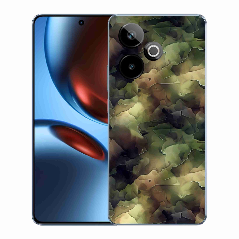 Rugalmas zselés tok mmCase képpel a Realme GT 7 5G/GT 7T 5G számára - álcázó minta 10