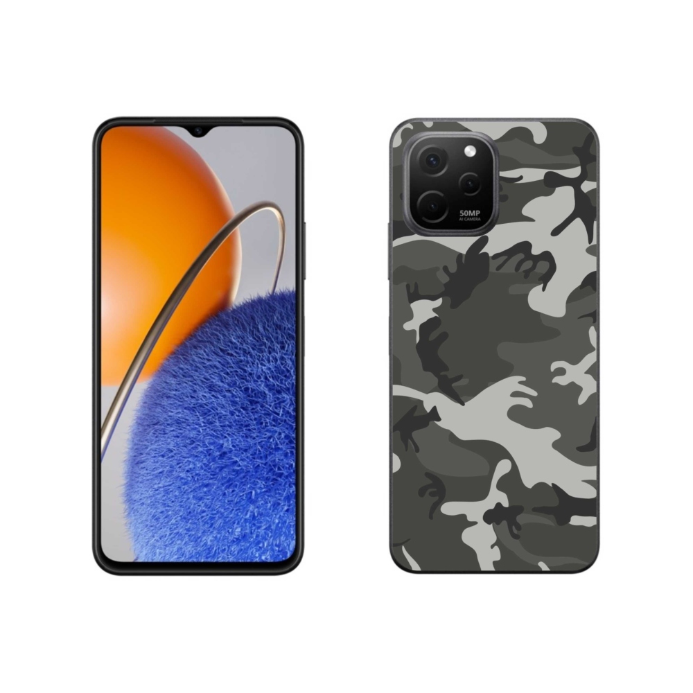 Gél borítás mmCase a Huawei Nova Y61 készülékhez - terepszínű minta