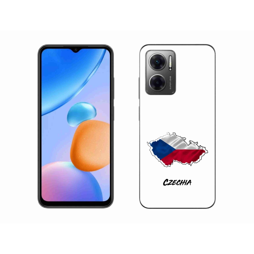 Gél borító mmCase a Xiaomi Redmi 10 5G - Csehország fehér háttérrel