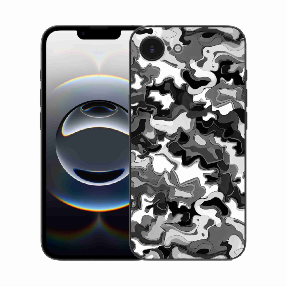 Zselés borítás mmCase iPhone 16e készülékhez - terepszínű minta 3