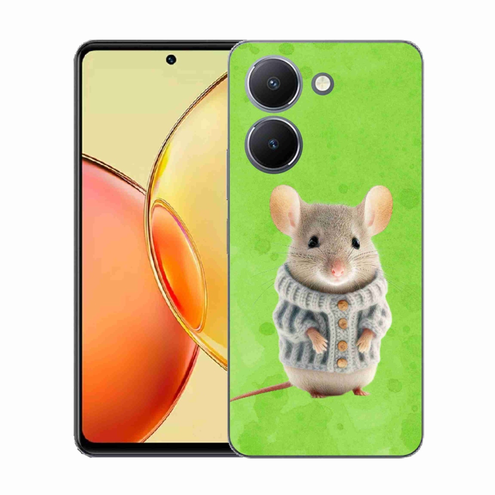 Zselés borítás mmCase a Vivo Y36-hoz - egér pulóverben