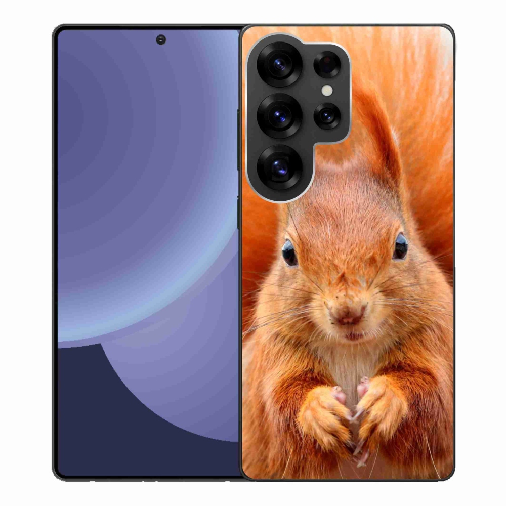 Zselés borítás mmCase Samsung Galaxy S25 Ultra készülékhez - mókus