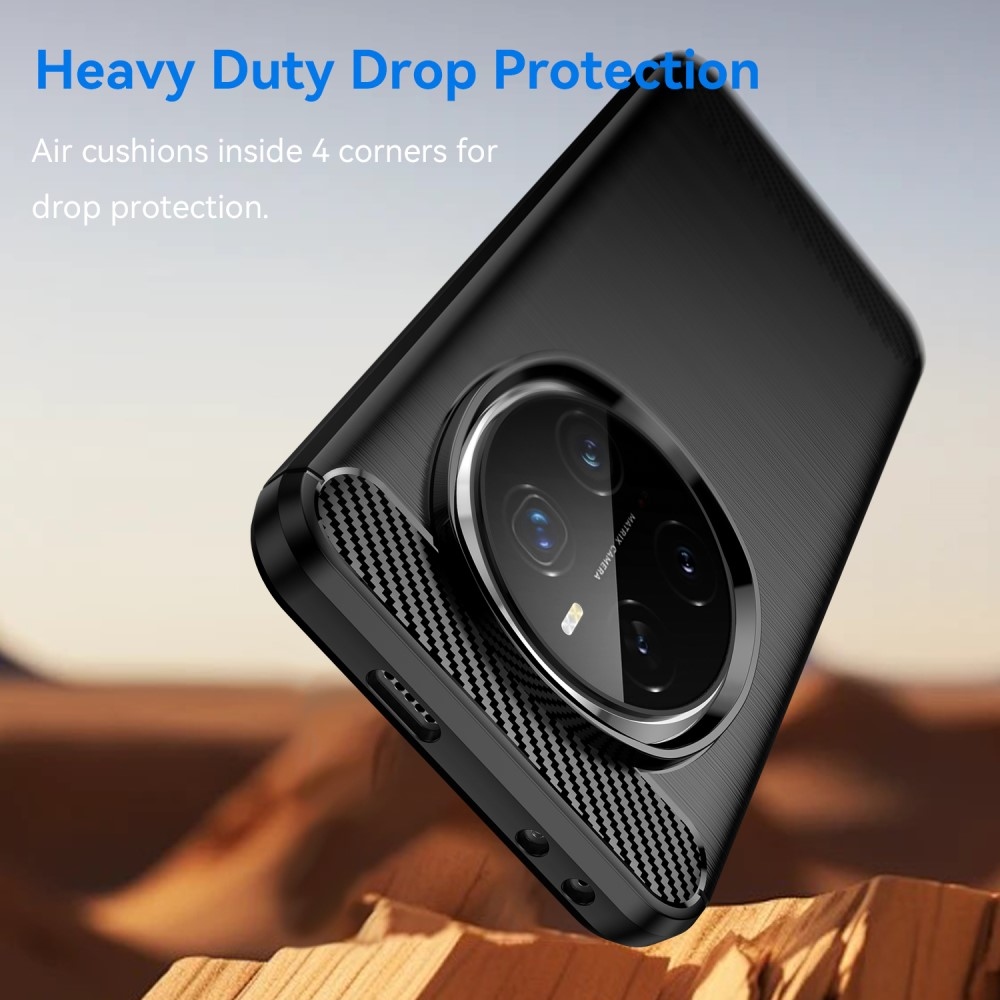 Szénálló zselés tok a Honor Magic 7 Pro 5G készülékhez - fekete