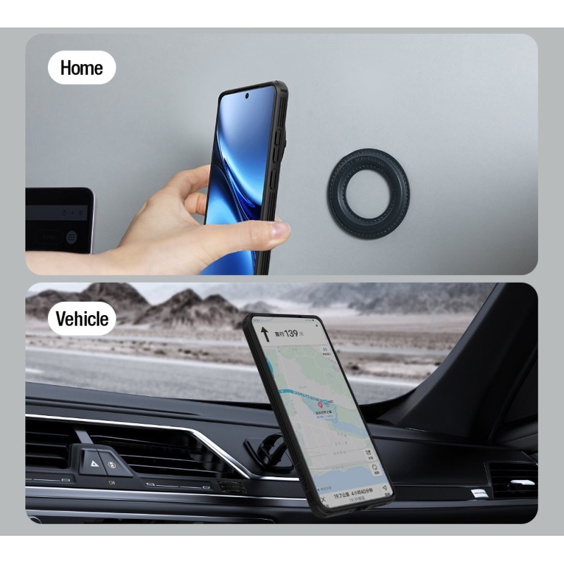 Nillkin CamShield Prop mágneses hátlap Vivo X200 Pro Fekete