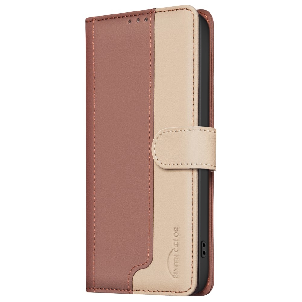 BNF DUO könyvtáska Samsung Galaxy A36 5G - barna