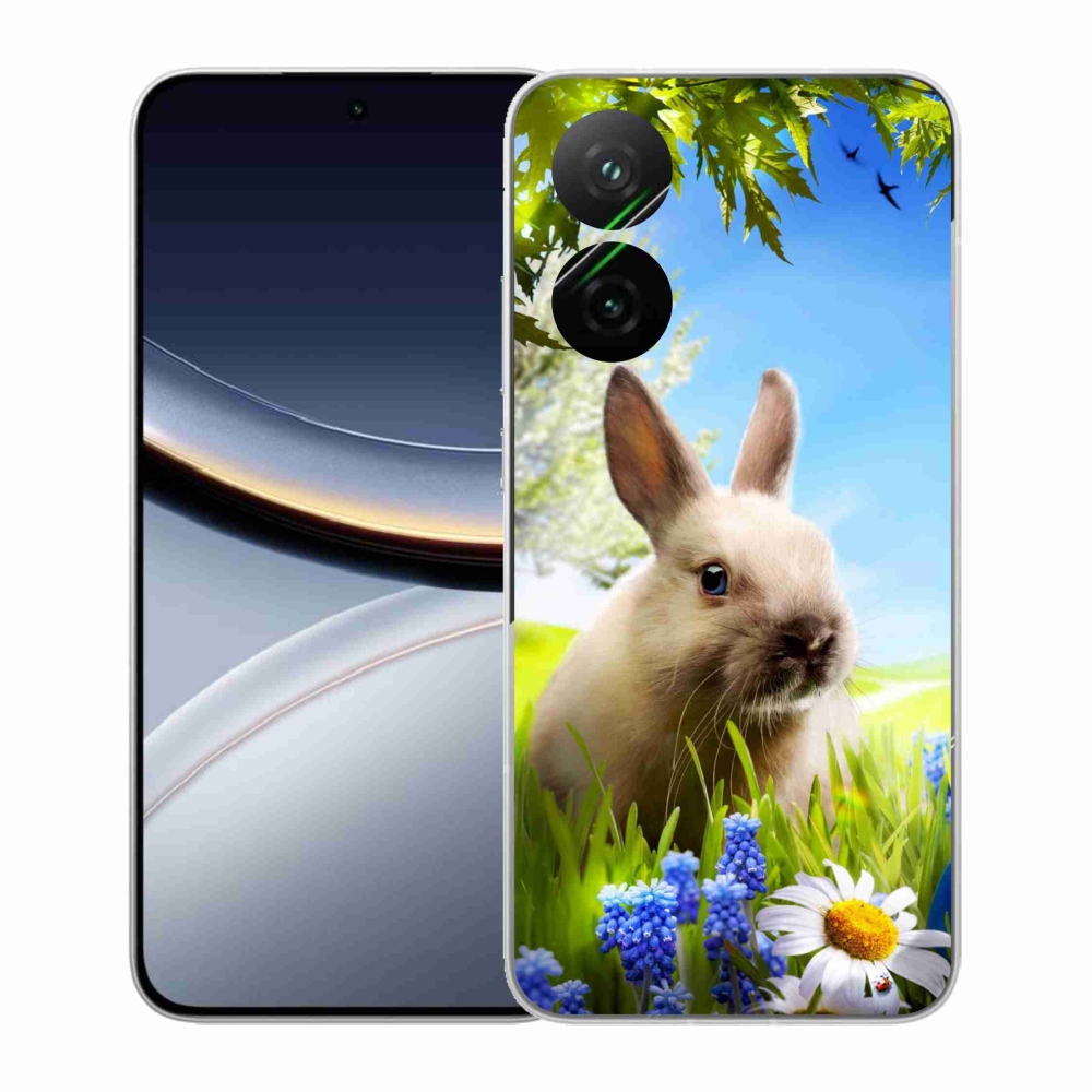 Gél borítás mmCase a Xiaomi Poco F7 5G számára - nyuszi