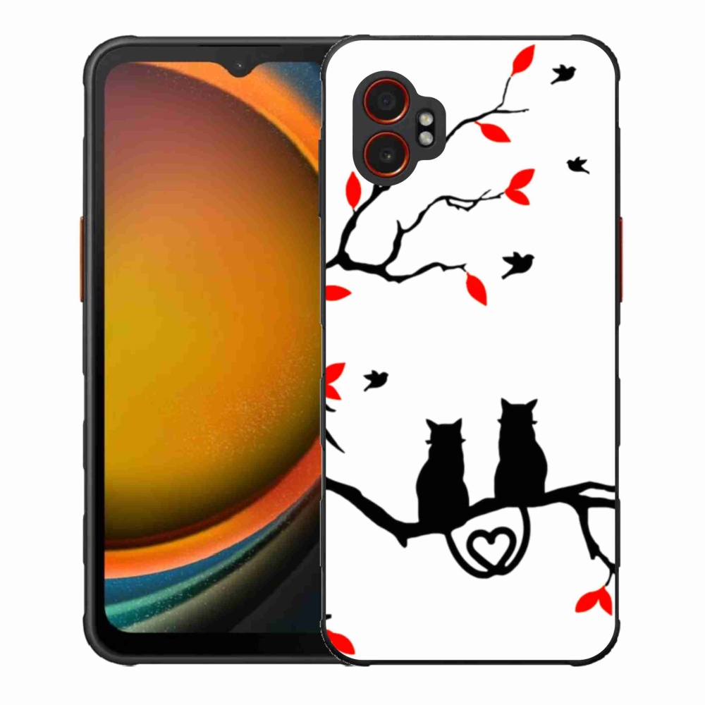 Gél borítás mmCase Samsung Galaxy Xcover 7 Pro készülékhez - macska szeretet