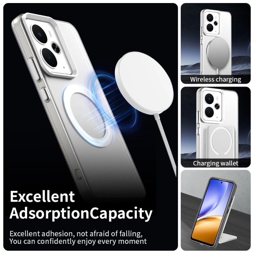 Candy zselés tok MagSafe-val a Realme 14 5G számára - átlátszó