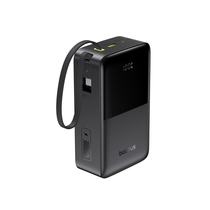Baseus EnerFill FC51 Bipow 2 Pro 22,5 W-os hordozható akkumulátor, 30 000 mAh, Cosmic Black