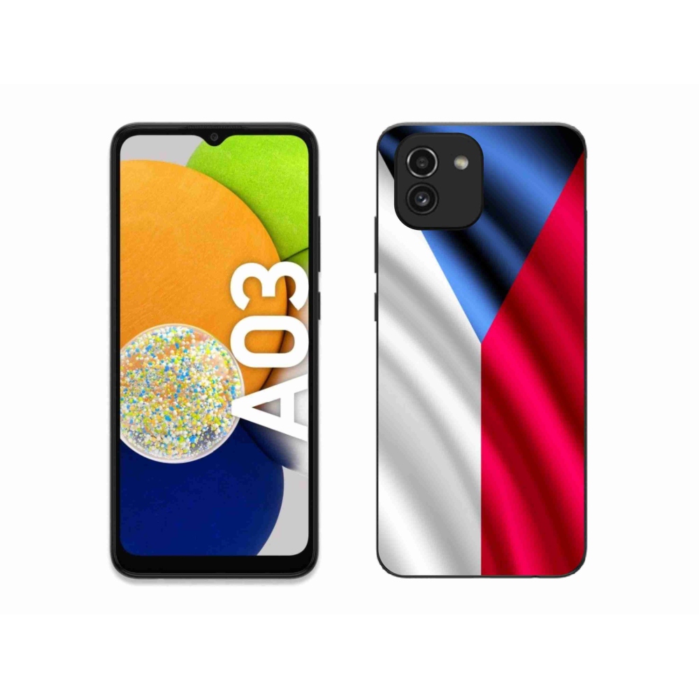 Zselés borítás mmCase Samsung Galaxy A03 - cseh zászlóhoz