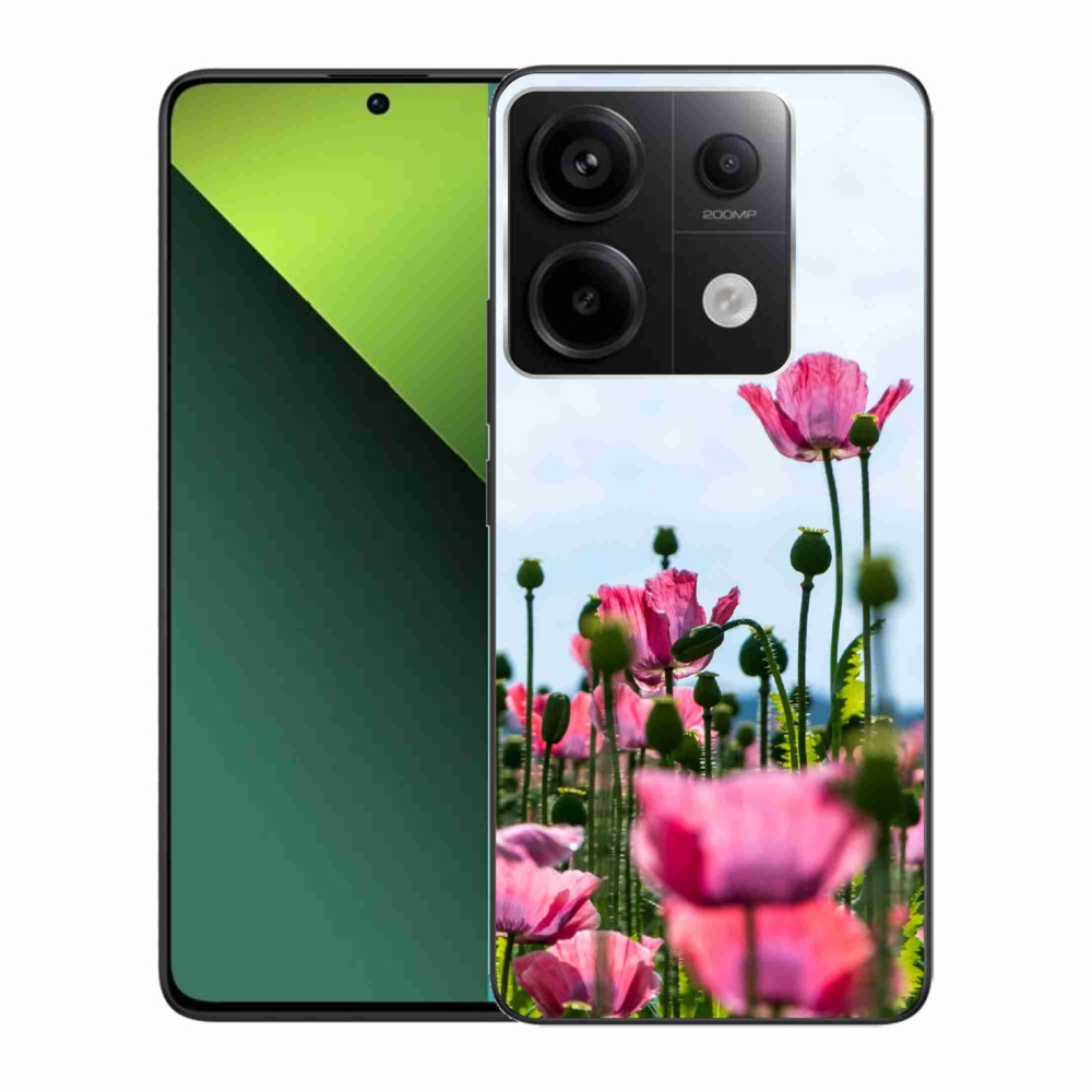 Gél borítás mmCase a Xiaomi Redmi Note 13 Pro 5G/Poco X6 5G számára - mákos színű
