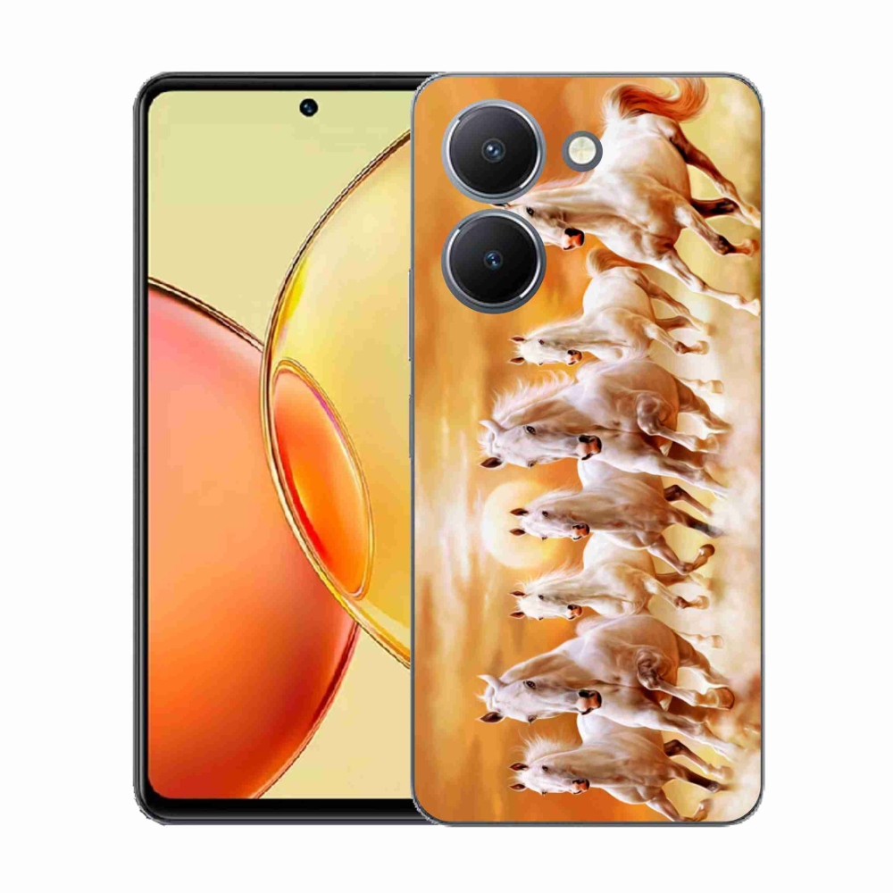 Zselés borítás mmCase a Vivo Y36-hoz - lovak 2
