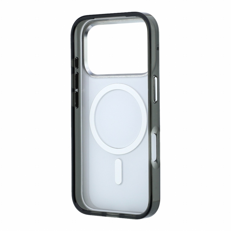 Karl Lagerfeld PU Semi Wrap Smooth Sketch Bodies Magsafe hátsó tok iPhone 18 Pro-hoz, fekete