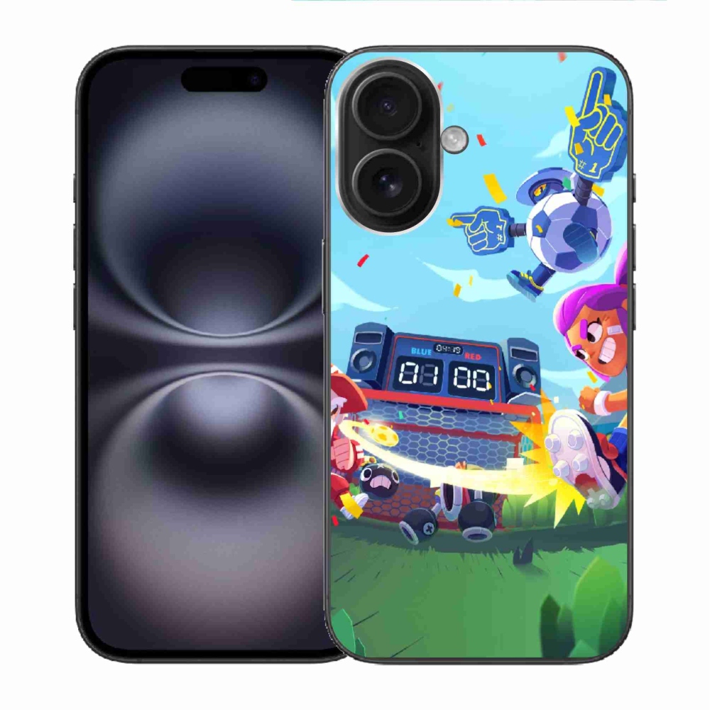 Zselés borítás mmCase iPhone 16 készülékhez - verekedős csillagok 1