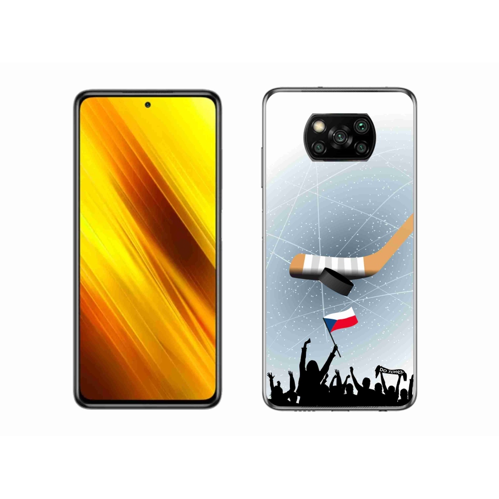 Gél borítás mmCase a Xiaomi Poco X3 Pro számára - hoki szurkolóknak