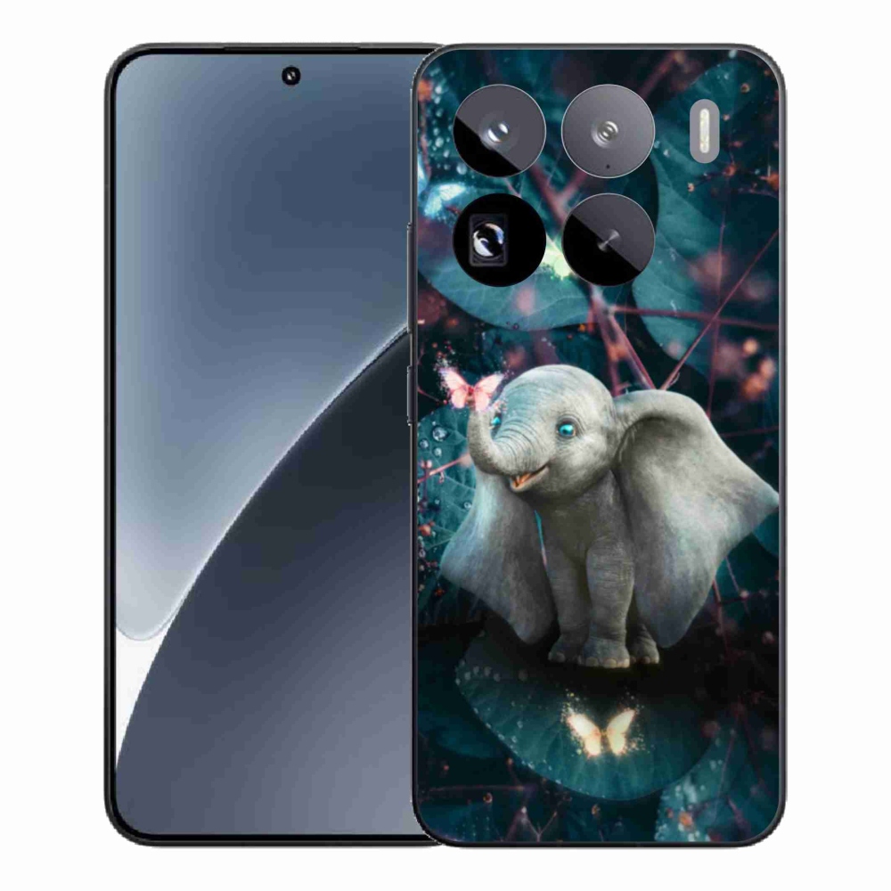 Gél borítás mmCase a Xiaomi 15 Pro számára - aranyos elefánt