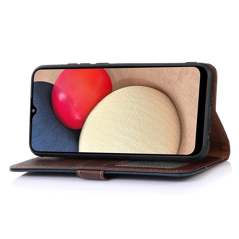 KHAZ könyvtáska Honor X8a - barna/kék