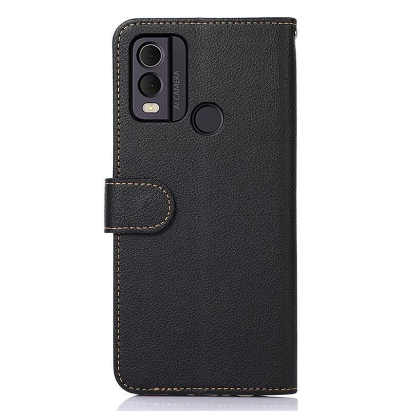 KHAZ könyvtáska Nokia C22 készülékhez - fekete