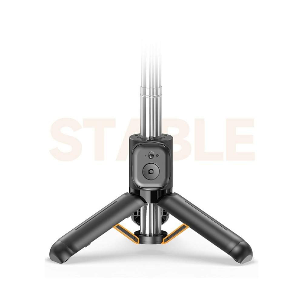 Q21S mini szelfibot állvánnyal, LED lámpával és Bluetooth-szal