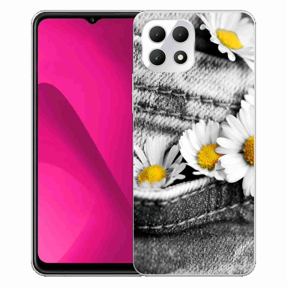 Zselés borítás mmCase a T-Mobile T Phone 2 készülékhez - százszorszépek