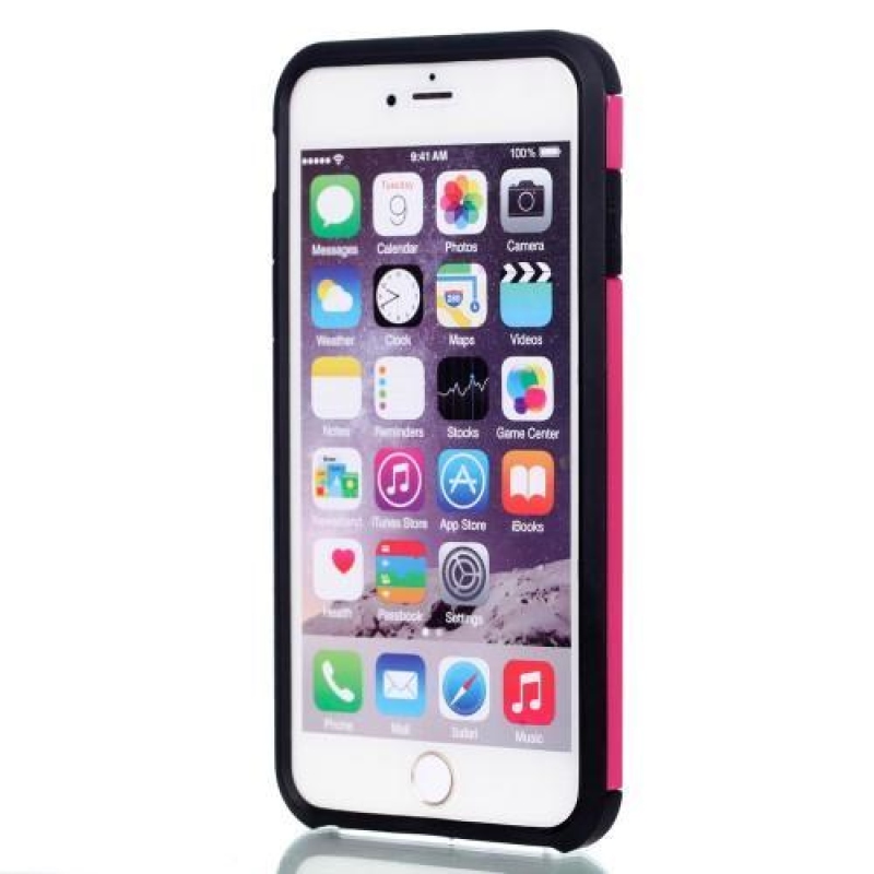 Kick 2in1 tartós tok iPhone 6 Plus és 6s Plus készülékhez - rózsaszínű