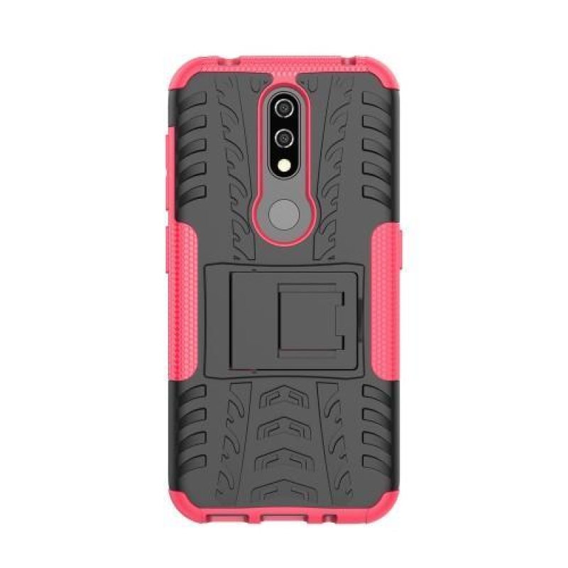 Kick hibrid tartós mobiltáska Nokia 4.2 - rózsaszínű