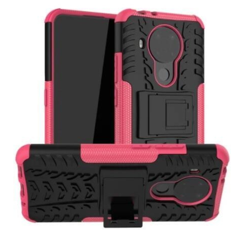 Kick tartós hibrid borítás a Nokia 5.4 készülékhez - rózsaszínű