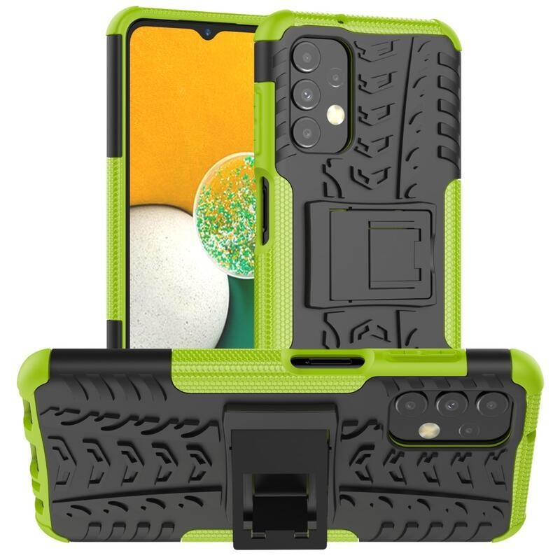 Kick tartós hibrid borítás Samsung Galaxy A13 4G készülékhez - zöld